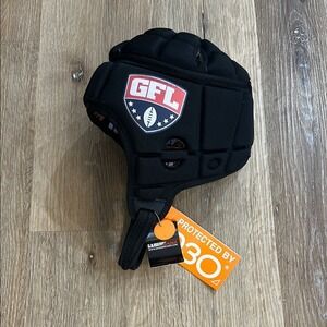Gamebreaker GFL Youth‎ Headguard Black D3O Protected Rugby Football